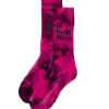 Bee FxxxING Unusual Tie Dye socks Dark Pink/Gray beeunusual